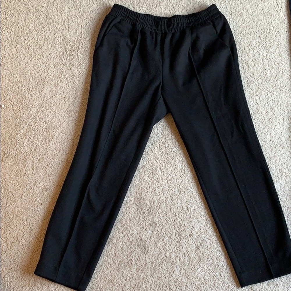 J. Crew • wool blend • elastic waist • dress pants